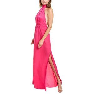 Show Me Your Mumu Collette Halter Dress Pink M NWT New